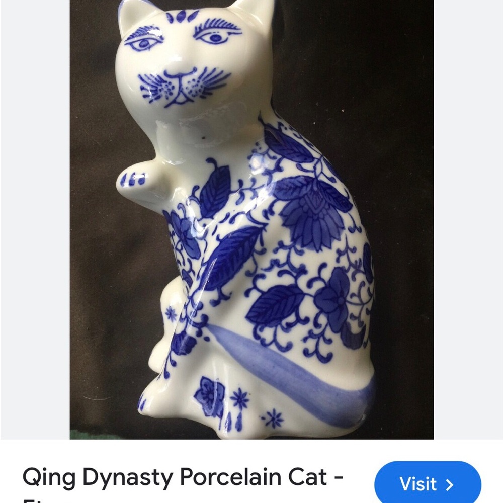 Qing dynasty Porcelain 🐈 Cat